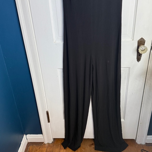 Norma Kamali Black Sleeveless Jumpsuit Bestseller New with Tag W1865 Sz S - Picture 5 of 13